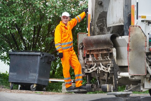 Customer satisfied with garage clearance results